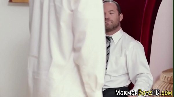 Kinky mormon spanks elder