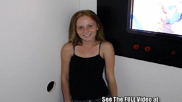 Tiny Tits Petite Slut Red Headed First BLACK COCK SUCK