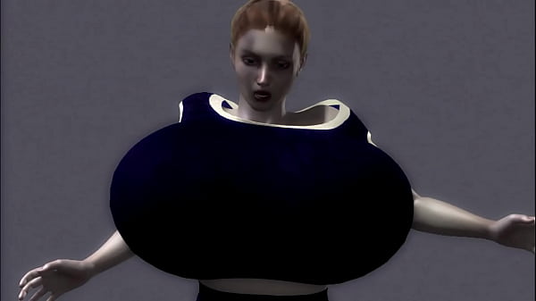 A woman expands but from her tits