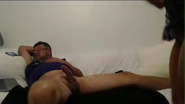 Homemade blonde wife plays on webcam