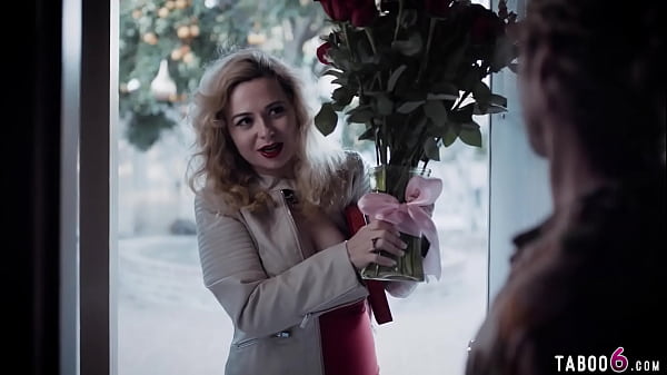 Mature blonde turned into a stalker after a nice guy did something to save her