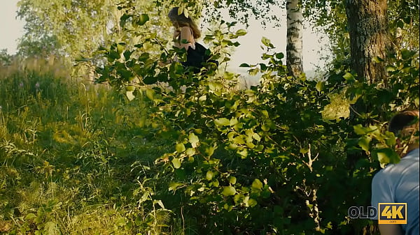 OLD4K. Old man doesnt waste chance to fuck teen GF outdoors