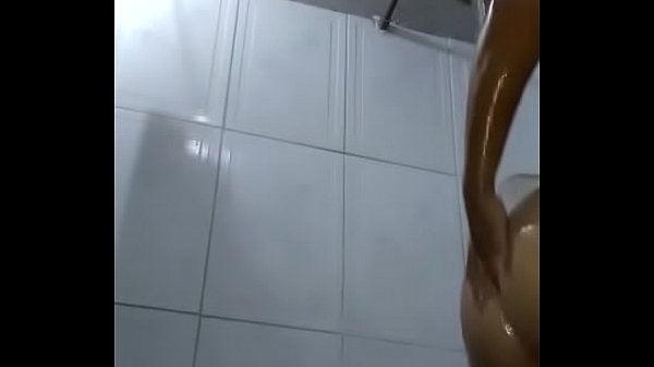 hot babe taking a shower