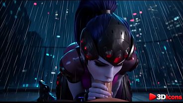 Widowmaker is getting fucked in every hole on the roof [AI]
