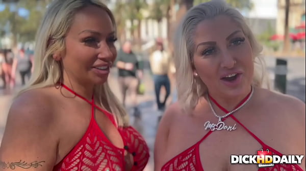 Picked Up Two Blonde Pawgs Mz Dani & Uptown Jenny On The Strip
