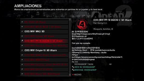 como instalar mods left 4 dead 2